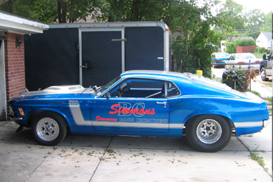 This 1970 Mustang BOSS 302 has had quite a storied past since being purchased by Marcus Simmons in November, 1969.