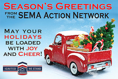 Merry Christmas from SEMA Action Network (SAN)!