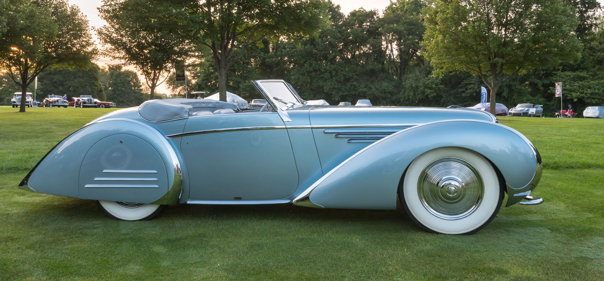 2020 Driving Force Summer Edition - Legislative Front Lines. Pictured Concours-level Delahaye