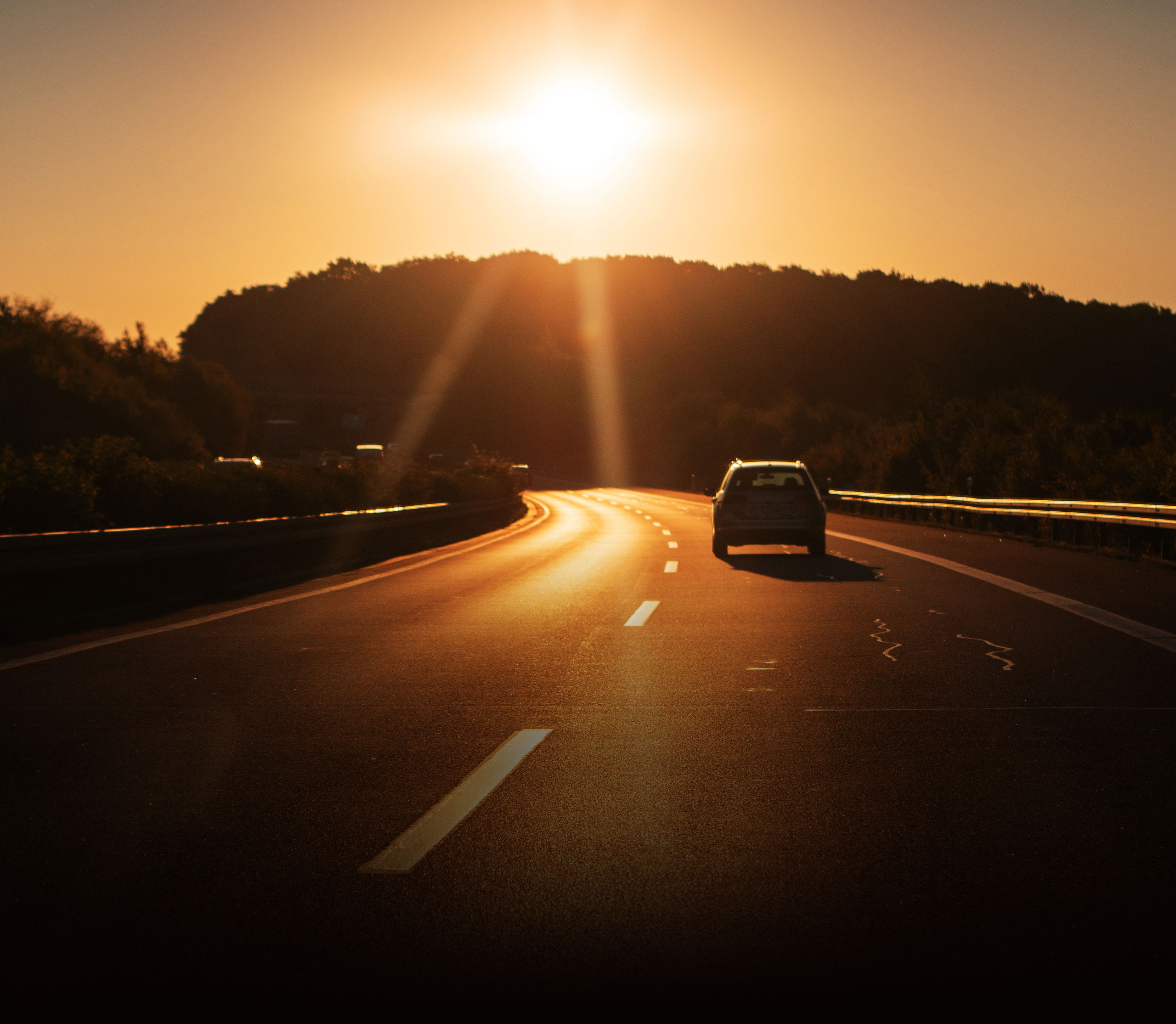 2020 Driving Force Summer Edition - image of road with sunset.
