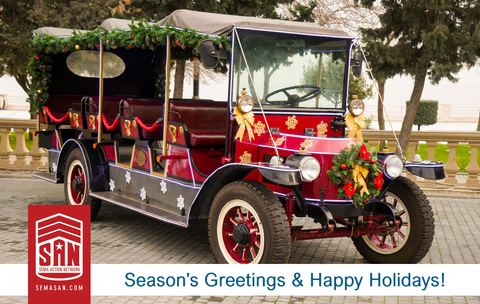 Season's Greeetings and Happy Holidays from SAN